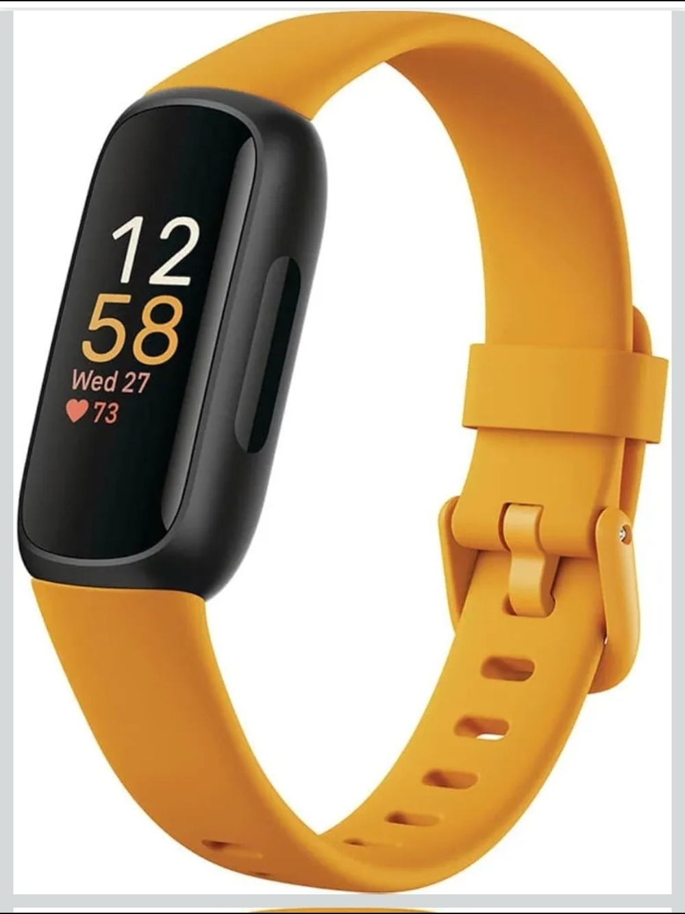 fitbit Yellow Silicone Replacement Wristband